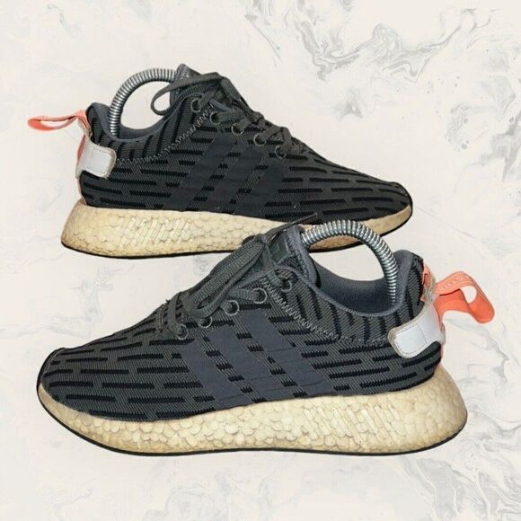 Adidas NMD R2 Utility Ivy 2017 Green Orange Shoe Women’s Size 7.5 - BA7259 - Picture 5 of 8